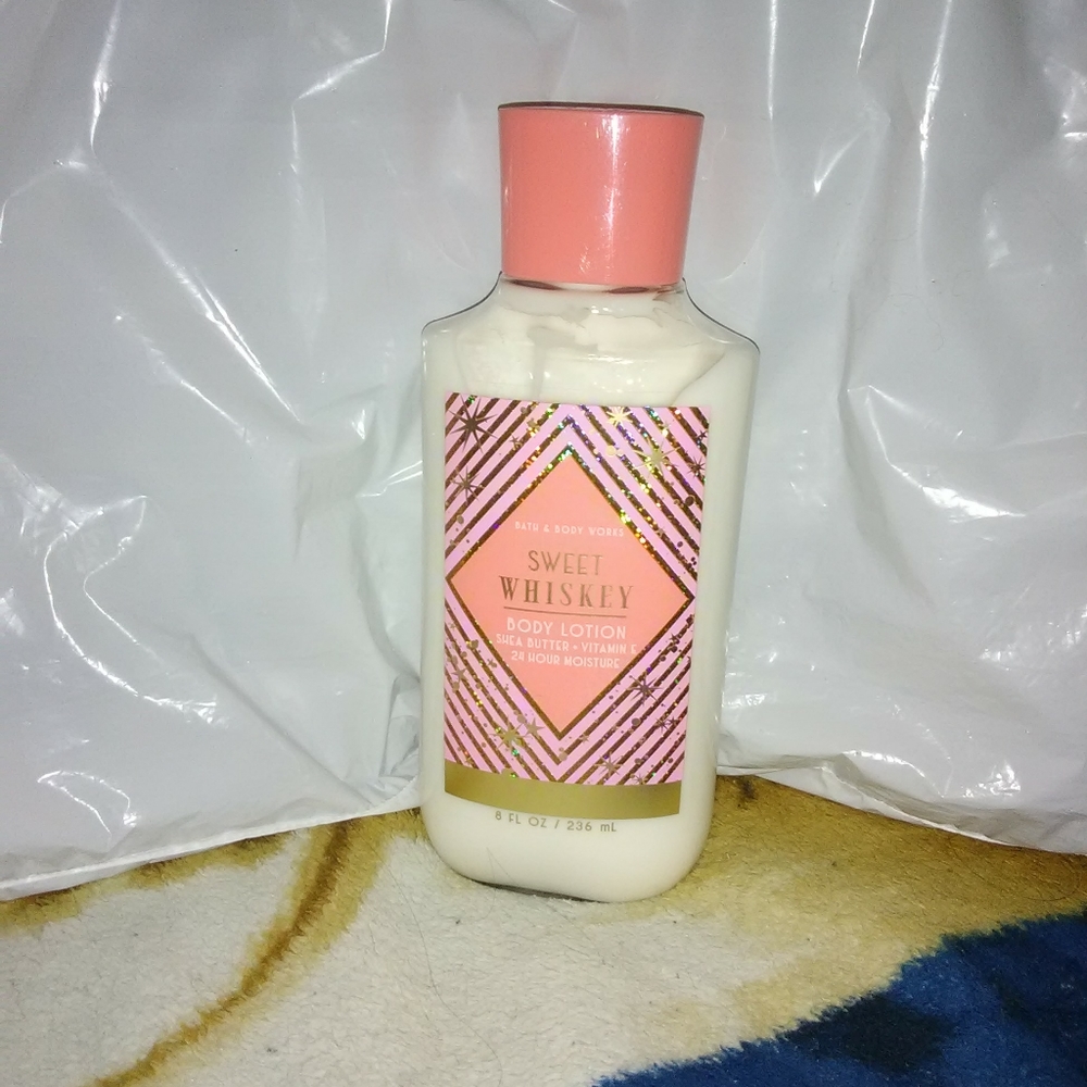 Bath and Body Works Sweet Whiskey Lotion!